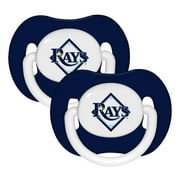 BabyFanatic Officially Licensed Pacifier 2-Pack - MLB Tampa Bay Rays