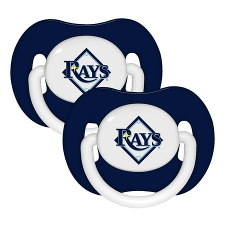 BabyFanatic Officially Licensed Pacifier 2-Pack - MLB Tampa Bay Rays