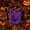 Purple, variant on LED Light Up Halloween Pumpkin Candy Bucket, Portable Fabric Handheld Ghost Pumpkin Basket, Foldable Holiday Candy Collecting Bag for Party Table Ornament & Gift Packing