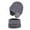 Grey, variant on Warm Hooded Winter Scarf Hat for Kids Boys Girls Knit Cap Care Black,4-10 Years