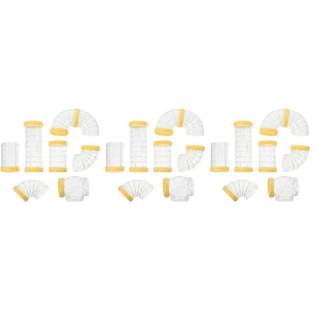 3 Sets Hamster Pet Rat Cage Animals Chinchilla Yellow