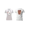 thumbnail image 2 of Playera En Duo De Bubu Y Dudu Chanclazo Diseños Divertidos Color Blanco Talla Grande Marca Emil SaEs, 2 of 4