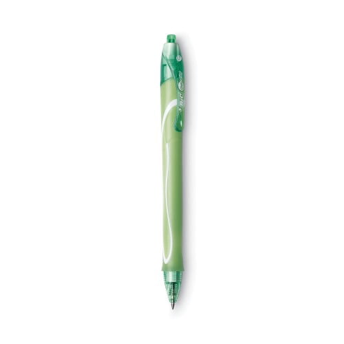 BIC Gel-ocity Quick Dry Gel Pen, Retractable, Fine 0.7 mm, 12 Assorted Ink and Barrel Colors, Dozen