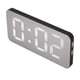 thumbnail image 3 of Reloj despertador digital LED multifunción con 2 puertos USB y atenuación automática para dormitorio y oficina TS‑8201‑HW, 3 of 14