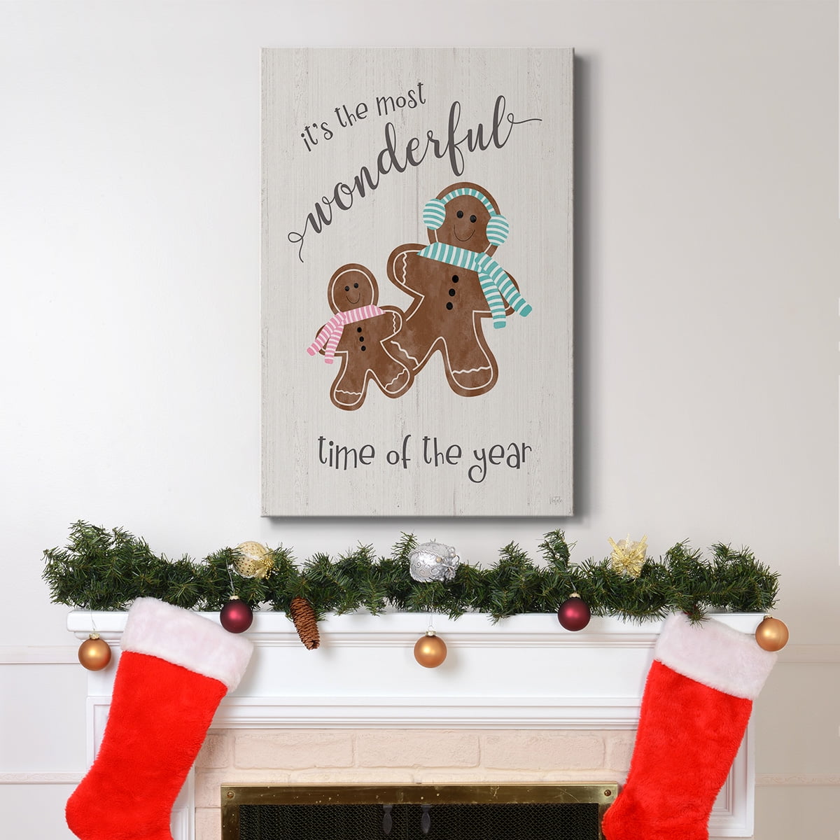 Time of the Year Gingerbread- Gallery Wrapped Canvas