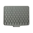 thumbnail image 2 of Silicone Dish Drying Mat for Kitchen Counter â Non-, Heat-Resistant Drainage Mat with Built-in Drain, Fits Sink, Refrigerator & Drawer, Easy Clean & Foldable, 2 of 8