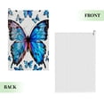 thumbnail image 2 of ARISTURING Butterflies Wings Generative Art Golf Towel  Birthday Gift Super Absorbent Microfiber 1PC, 2 of 7