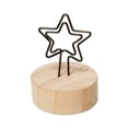 thumbnail image 1 of Place Card Holder Free Standing Cute Metal Wire Photo Holder Table Number Stand Star, 1 of 9