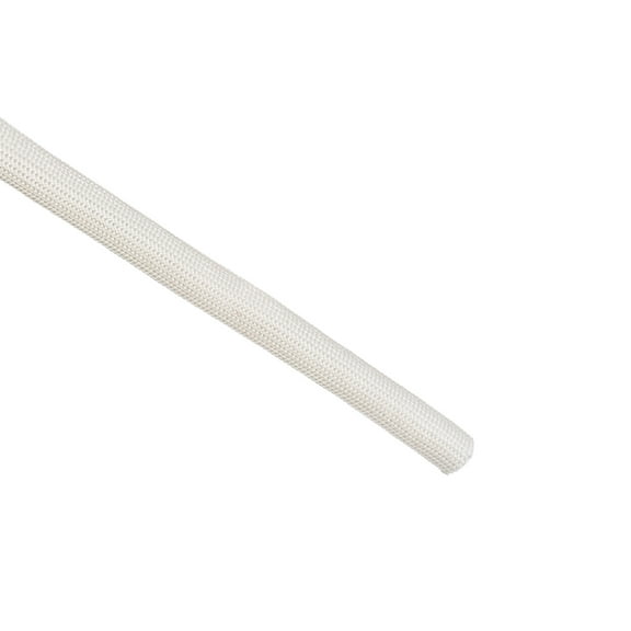 Uxcell 16.4Ft-8mm High TEMP Fiberglass Sleeve Insulation Cable Protectors Beige