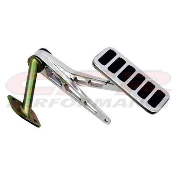 CFR Performance Billet Aluminum Air Impala Throttle Gas Pedal - Polished for 1955-66 Chevy Bel