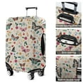 thumbnail image 5 of Beige Butterfly Flower Pattern Luggage Cover Fashion Suitcase Cover Baggage Covers Fit 25-28 Inch Luggage (Go Travel), 5 of 5