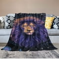 thumbnail image 2 of HENGT Leo Throw Blanket Flannel Constellations Blanket Warm &amp; Soft 12 Horoscope Astrology Throw Blankets Constellation Theme Home Décor, 2 of 6