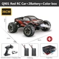 thumbnail image 1 of Xinlehong Q901 Rc Car 2.4G 4CH Motor sin escobillas Velocidad máxima 52 km / h Control remoto Coche LED RTR Off-Road Toys Kid's Adult Toysrojo 2B Deng Xun unisex, 1 of 2