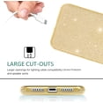 thumbnail image 5 of Compatible with Samsung Galaxy A14 5G Case with Screen Protector for Women Girls Glitter Shockproof Samsung A14 5G Phone Case Cute Slim 3 in 1 Protective Cases (Gold), 5 of 13