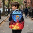 thumbnail image 6 of Psesaysky Artistic Water and Fire Design Zaino per ragazze with Breathable, Durable Lightweight 17 Inch Backpack for Girls for Daily Use School, 6 of 9