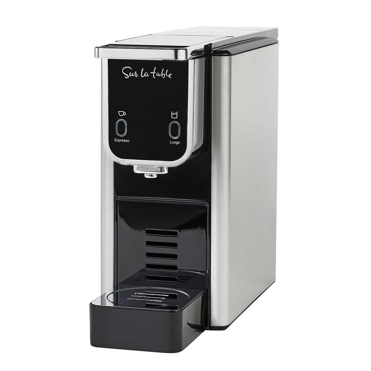 SUR LA TABLE KITCHEN ESSENTIALS 6-IN-1 Espresso Maker - Brew Lattes,  Cappuccinos and Single or Double Espressos, Automatic Milk Frother and  Digital
