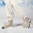 thumbnail image 4 of YOURDIARY Womens Snow Boots Waterproof Warm Fur Lined Winter Hiking Boot Non-slip Outdoor High-Top Shoes, 4 of 9