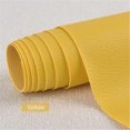 thumbnail image 1 of Parche de reparación de cuero autoadhesivo para sofá, asiento de coche, silla, pegatina de renovación, 25 x 30, amarillo, 1 of 5