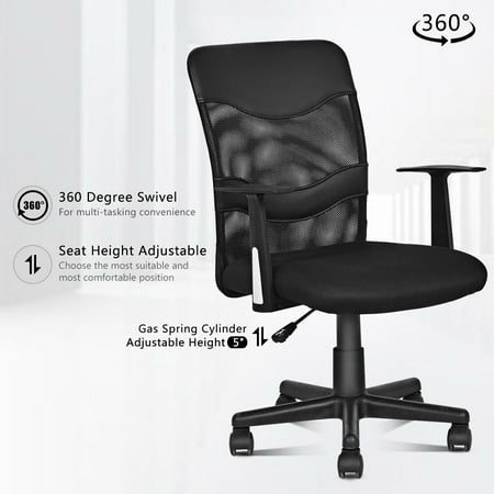 Modern Mesh Mid Back Executive Computer Desk Task Office Chair