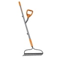 thumbnail image 1 of ErgieShovel 16-Tine Strain Reducing Steel Bow Rake with 54-Inch Steel Shaft, 1 of 8