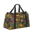 thumbnail image 2 of Fotbe Humming Bird Bolsa de Viaje con Estampado, Bolsa de Fin de Semana para Mujer con Compartimento para Zapatos, Bolsa de Gimnasio con Bolsillo Húmedo, 2 of 7