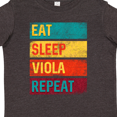 thumbnail image 4 of Inktastic Viola Player Funny Eat Sleep Viola Repeat Boys or Girls Toddler T-Shirt, 4 of 5
