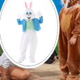 thumbnail image 1 of Disfraz de Conejo Vestimenta de Conejito Infantil Traje de Animal para Fiesta de Pascua Conjunto de Cosplay con Accesorios de Poliéster Adecuado para SG, 1 of 8