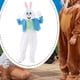thumbnail image 1 of Disfraz de Conejo Vestimenta de Conejito Infantil Traje de Animal para Fiesta de Pascua Conjunto de Cosplay con Accesorios de Poliéster Adecuado para SG, 1 of 8