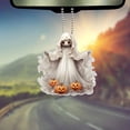 thumbnail image 4 of sruoe Halloween Decoration, Halloween Hanging Decorations, Window Decor, Halloween Cute Ghost Pendant Home Office Car Pendant Decoration, for Halloween Indoor Outdoor Decor, 4 of 5