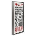 thumbnail image 2 of Stupell Industries Eclectic Holiday Reindeer Names Gray Floating Frame Canvas Art, 11 x 25, by Dogwood Portfolio, 2 of 7