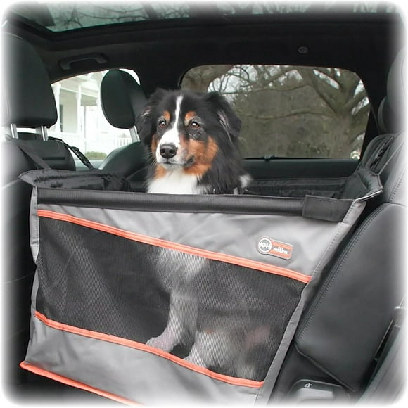 K&H Travel n’Go – Grand siège rehausseur gris pour animaux de compagnie