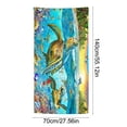 thumbnail image 3 of Bcylexb Colorful Quick Dry Beach Towels, 28"x 55" Sea Turtle Pattern Towels Portable Sand Free Lightweight Pool Towels for Beach Travel Swimming Bath Towel, 3 of 6