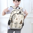 thumbnail image 6 of FORMRS Unisex School Backpack 17" Student Travel Bag with Laptop Compartment, Winter Forest, 6 of 7