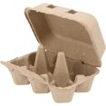 thumbnail image 4 of Paquete de 50 cajas de huevos vacías a granel, 6 unidades de fibra de pulpa para huevos, contenedores de almacenamiento para la familia, granja, 4 of 4