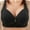 Black, variant on ,Women's Daisy Push up Supportive Bras Soft Lift Gathering Bra Comfortable No Underwire Gathering Everyday Bras for Older Women Rose Gold 46