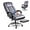 Grey, variant on Big and Tall Office Chair Heavy Duty Executive Desk Chair, Ergonomic High Back Leather Computer Chair with Thick Padded Extra Wide Seat, Reclining Office Chair with Footrest