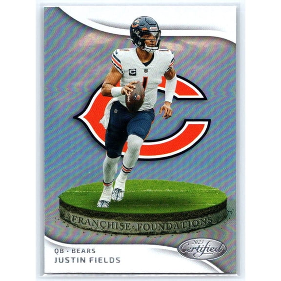 2023 Panini Certified Justin Fields Chicago Bears FF-8 Franchise Foundations Football Card
