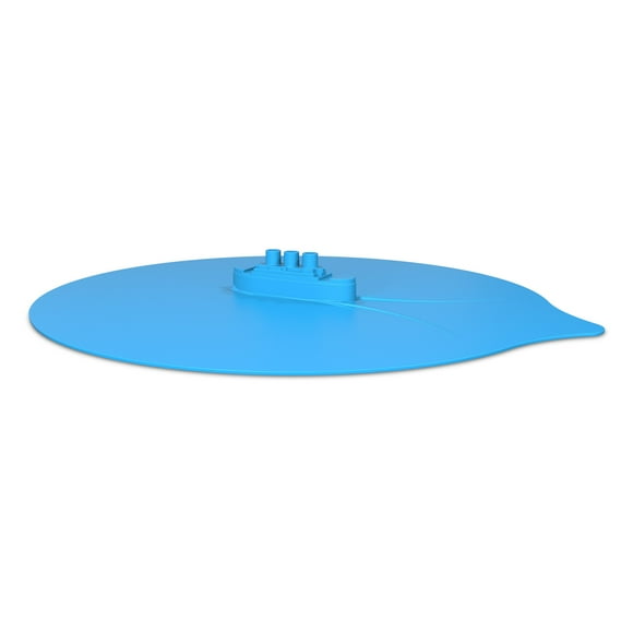 Fred & Friends STEAM SHIP Silicone Steaming Lid, Blue, STEM SHIP