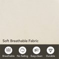 thumbnail image 5 of ReNest 26" Counter Height Bar Stools, Modern Upholstered Bar Stools for Kitchen Island & Home Bar, Cream Fabric, Set of 4, 5 of 15