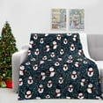thumbnail image 3 of Christmas Snowman Throw Blanket 50x60 Inch Merry Christmas Blankets Soft Lightweight Cozy Plush Blanket for Holiday Xmas Christmas Decor Gifts, 3 of 7