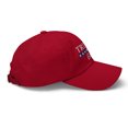 thumbnail image 6 of Trump Girl Hat, Trump Girl Dad Hat, American Flag Hat, Trump 2024 Hat, Conservative Hat, Vote Trump Hat, Republican Trump Girl Hat (Cranberry), 6 of 6