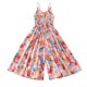 thumbnail image 1 of Odeerbi 7-18 Años Niñas Verano Floral Rompers Algodón Pierna Ancha Jumpsuit Primavera Seda Francés Vacaciones Estilo Tirantes Pantalones, 1 of 3