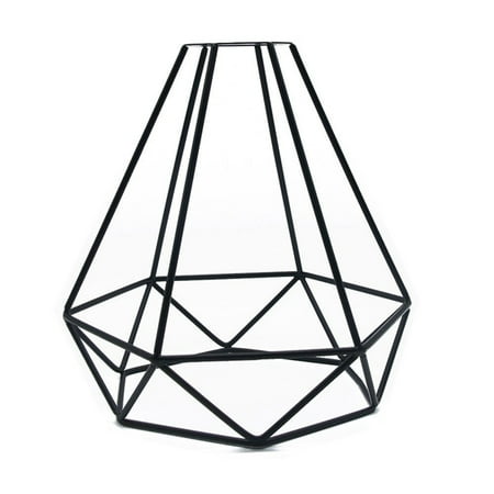 

Vintage Iron Lampshade Cage Shape Hanging Pendant Decorative Light Cover Home