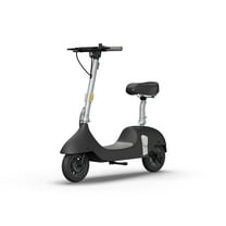 OKAI EA10 Electric Scooter with Seat, Up to 25 Miles Range & 15.5MPH, Modern Moped Scooter Bike with 11-inch Vacuum Tires