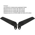 thumbnail image 3 of ZOUSSIQI Modified Motorcycle Rearview Mirror Wind Wing,2pcs Adjustable Rotating Side Mirrors with Wide Viewing Angle,ATV Motorcycle Wing Rearview Mirrors Replacement for Ninja,250 300 H2 CA919-44696, 3 of 8