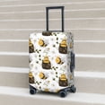 thumbnail image 2 of Lsque Honey Bee Insect Printed Luggage Cover, Travel Luggage Protector,Scratch and Dirt Resistant, Fits 18-32 Inch Luggage - Large, 2 of 9