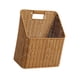 thumbnail image 4 of Cesta de almacenamiento colgante tejida para revistas, organizador de pared que ahorra espacio. L 28cmx15cmx33cm, 4 of 9
