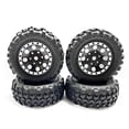 thumbnail image 1 of Vogacara RCGOFFLOW Llantas Neumático Llantas De Ruedas RC Neumáticos Resistentes Al Desgaste para 1/24 ECX FTX RGT FTX5503DR FTX5503DG Kits de construcción modelo Negro, 1 of 6