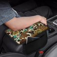 thumbnail image 4 of Chririnla Car Armrest Cover for Automotive, Comfortable Easy to Install Center Console Pad for SUV Car Armrest Cover Pad, Leopard, 4 of 6