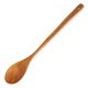 thumbnail image 1 of Cucharas de madera para comer Cuchara redonda de madera natural japonesa con mango largo, 1 of 5